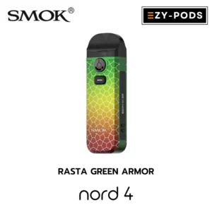 Smok Nord 4 สี Rasta Green Armor พอตบุหรี่ไฟฟ้า