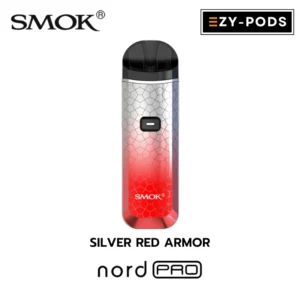 Smok Nord Pro สี Silver Red Armor พอตบุหรี่ไฟฟ้า