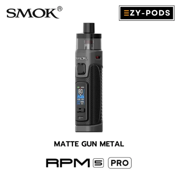 Smok RPM 5 Pro สี Matte Gun Metal พอตบุหรี่ไฟฟ้า