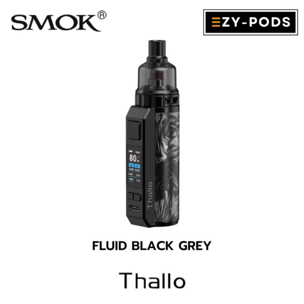 Smok Thallo Kit สี Fluid Black Grey พอตบุหรี่ไฟฟ้า