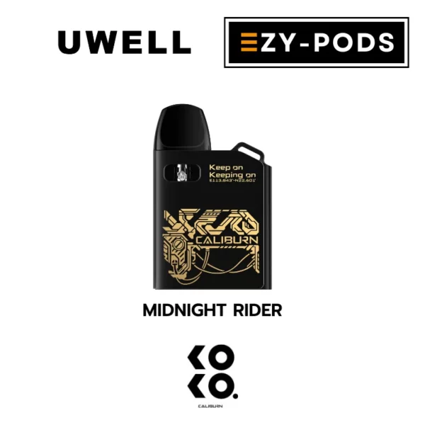 Uwell Caliburn AK2 สี Midnight Rider พอตบุหรี่ไฟฟ้า