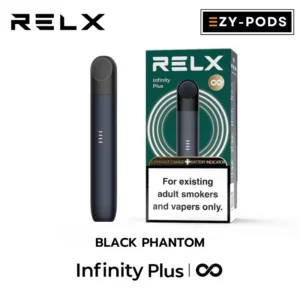 พอตเปลี่ยนหัว Relx Infinity Plus สี Black Phantom