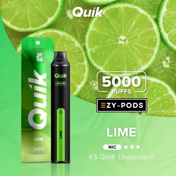 KS Quik 5000 คำ กลิ่น Lime พอตใช้แล้วทิ้ง