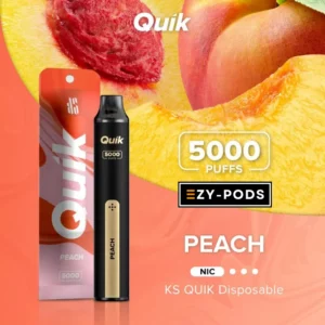 KS Quik 5000 คำ กลิ่น Peach พอตใช้แล้วทิ้ง