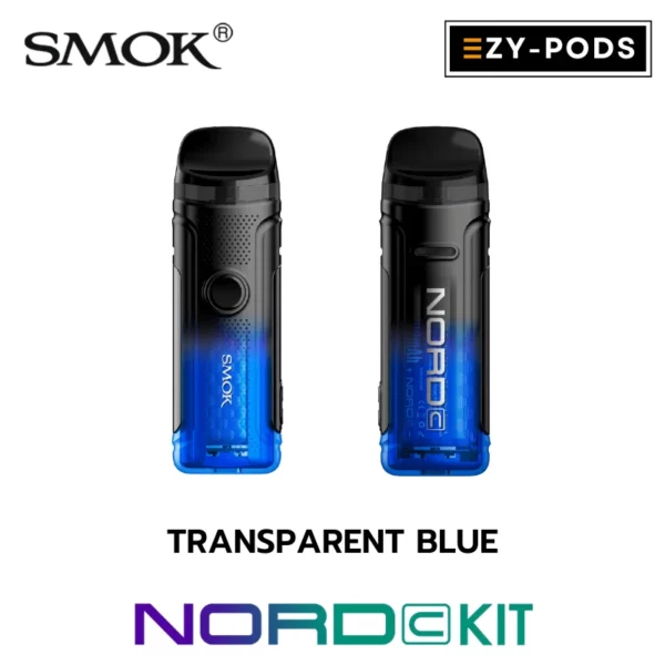 SMOK Nord C สี Transparent Blue พอตบุหรี่ไฟฟ้า