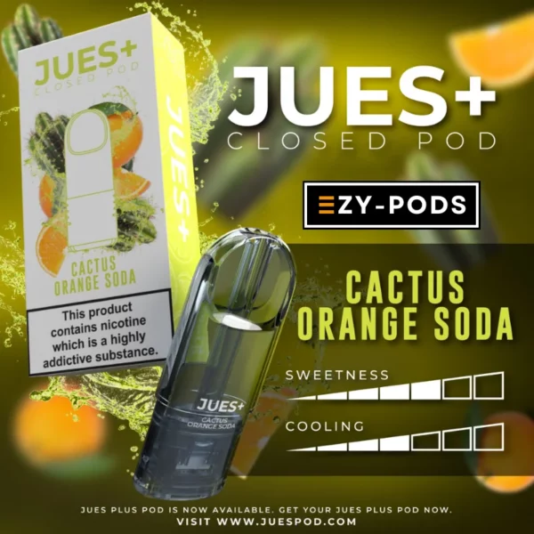 หัวพอต Jues Plus กลิ่น Cactus Orange Soda