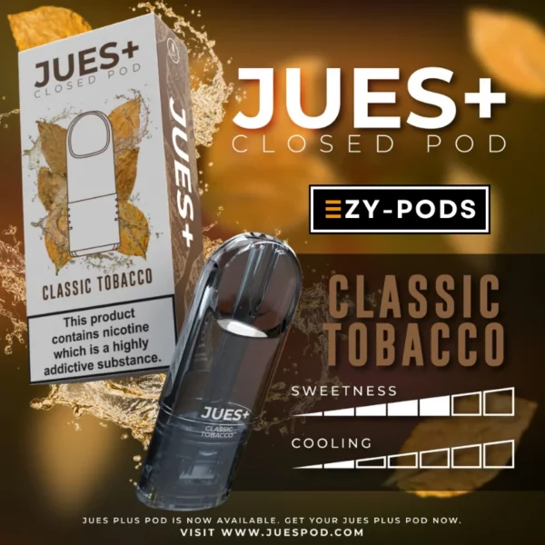 หัวพอต Jues Plus กลิ่น Classic Tobacco