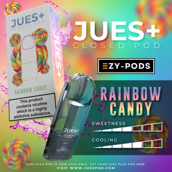หัวพอต Jues Plus กลิ่น Rainbow Candy