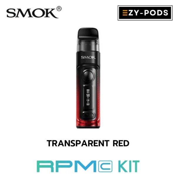 SMOK RPM C สี Transparent Red