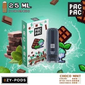 หัวพอต PACPAC 2.5 ml กลิ่น ชอคโกแลตมิ้นท์