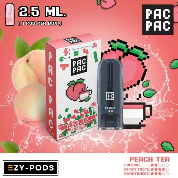 หัวพอต PACPAC 2.5 ml กลิ่น ชาพีช
