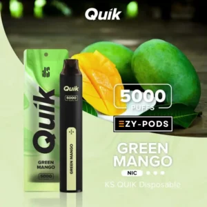 KS Quik 5000 คำ กลิ่น Green Mango พอตใช้แล้วทิ้ง