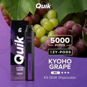 KS Quik 5000 คำ กลิ่น Kyoho Grape พอตใช้แล้วทิ้ง