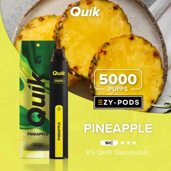 KS Quik 5000 คำ กลิ่น Pineapple พอตใช้แล้วทิ้ง