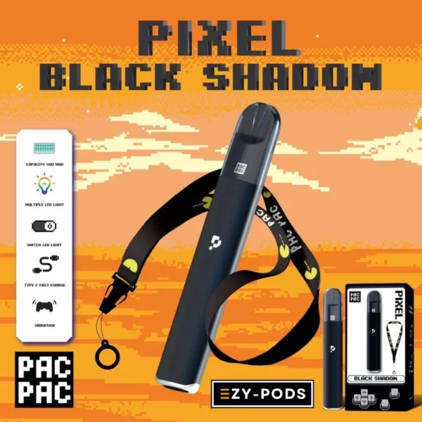 PACPAC Pixel พอตเปลี่ยนหัว Black Shadow