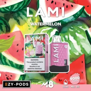 LAMI M8 9000 คำ พอตใช้แล้วทิ้ง กลิ่น Watermelon