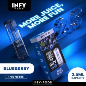 INFY Plus 2.5 ml หัวพอต กลิ่น Blueberry