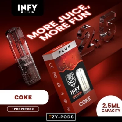 INFY Plus 2.5 ml หัวพอต กลิ่น Coke