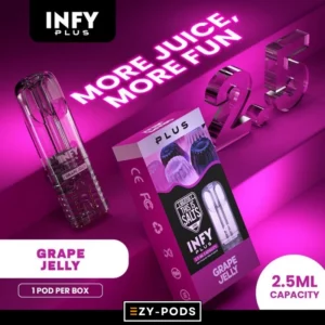 INFY Plus 2.5 ml หัวพอต กลิ่น Grape Jelly