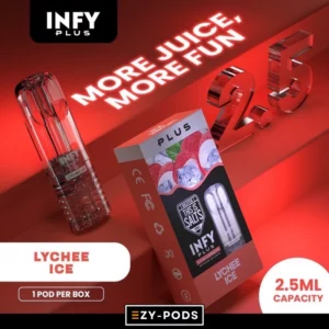 INFY Plus 2.5 ml หัวพอต กลิ่น Lychee Ice