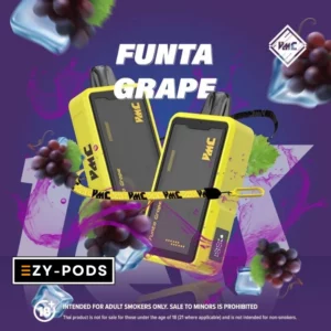 VMC 12000 Puffs พอตใช้แล้วทิ้ง กลิ่น Funta Grape