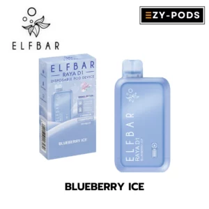 พอตใช้แล้วทิ้ง ELFBAR RAYA D1 10000 คำ กลิ่น Blueberry Ice