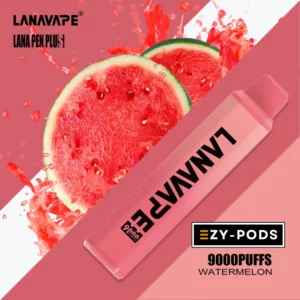 พอตใช้แล้วทิ้ง LANAVAPE PEN PLUS 9000 คำ กลิ่น Watermelon