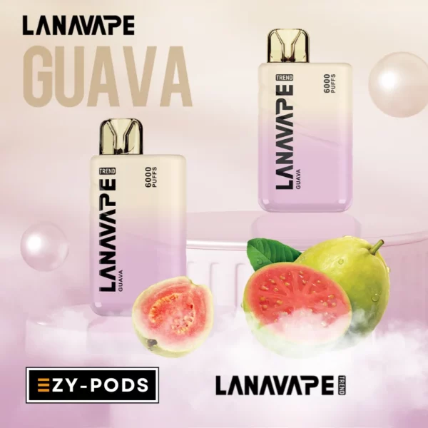 พอตใช้แล้วทิ้ง LANAVAPE TREND 6000 คำ กลิ่น Guava