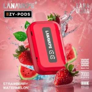 พอตใช้แล้วทิ้ง LANAVAPE ULTRA 7000 คำ กลิ่น Strawberry Watermelon