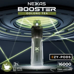 พอตใช้แล้วทิ้ง Nexas Booster 16000 คำ Nicotine 3% กลิ่น Oolong Tea