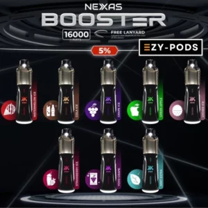 พอตใช้แล้วทิ้ง Nexas Booster 16000 คำ Nicotine 5%