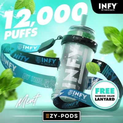 พอตใช้แล้วทิ้ง INFY 12000 คำ กลิ่น Mint