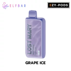 พอตใช้แล้วทิ้ง ELFBAR Lost Mary MO 10000 คำ กลิ่น Grape Ice