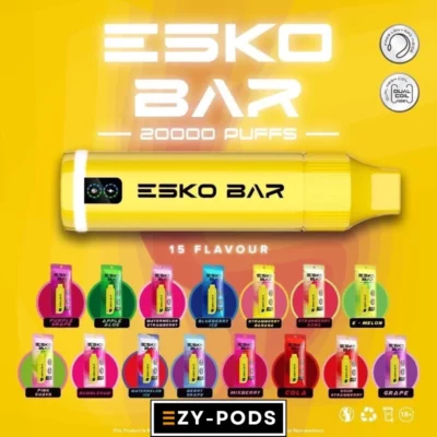 พอตใช้แล้วทิ้ง ESKO Bar 20000 คำ ปรับรูลมได้