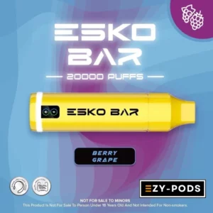 พอตใช้แล้วทิ้ง ESKO Bar 20000 คำ กลิ่น Berry Grape