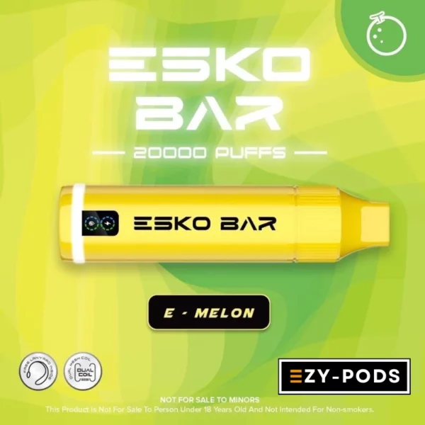 พอตใช้แล้วทิ้ง ESKO Bar 20000 คำ กลิ่น E-Melon