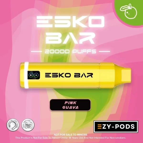 พอตใช้แล้วทิ้ง ESKO Bar 20000 คำ กลิ่น Pink Guava