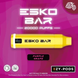 พอตใช้แล้วทิ้ง ESKO Bar 20000 คำ กลิ่น Purple Grape