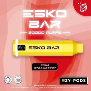 พอตใช้แล้วทิ้ง ESKO Bar 20000 คำ กลิ่น Sour Strawberry