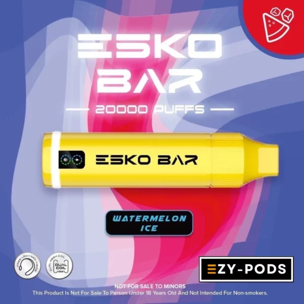 พอตใช้แล้วทิ้ง ESKO Bar 20000 คำ กลิ่น Watermelon Ice