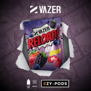 VAZER 15000 คำ VAZER reload 15k กลิ่น Mix Berry