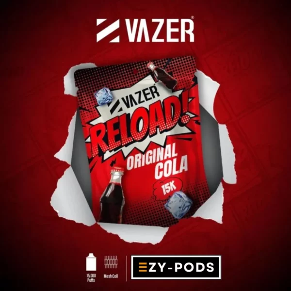 VAZER 15000 คำ VAZER reload 15k กลิ่น Original Cola