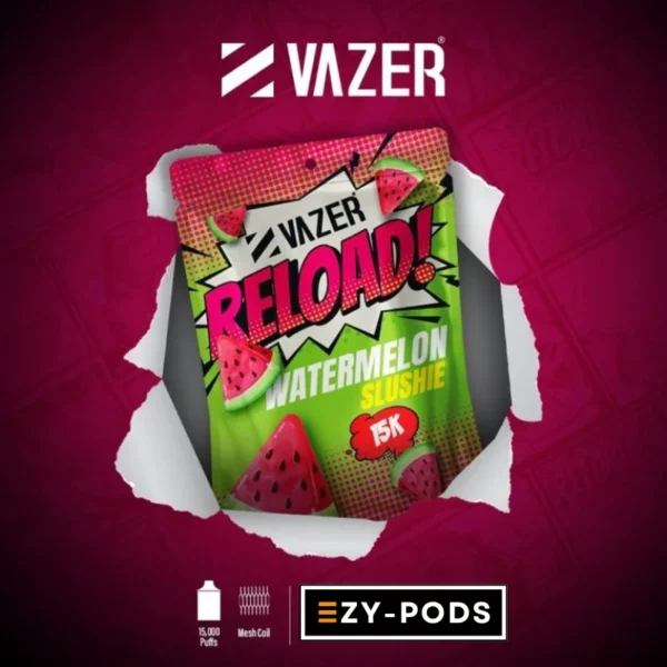 VAZER 15000 คำ VAZER reload 15k กลิ่น Watermelon Slushie