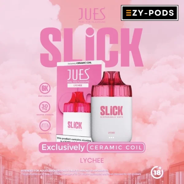 JUES SLiCK 6000 คำ กลิ่น Lychee