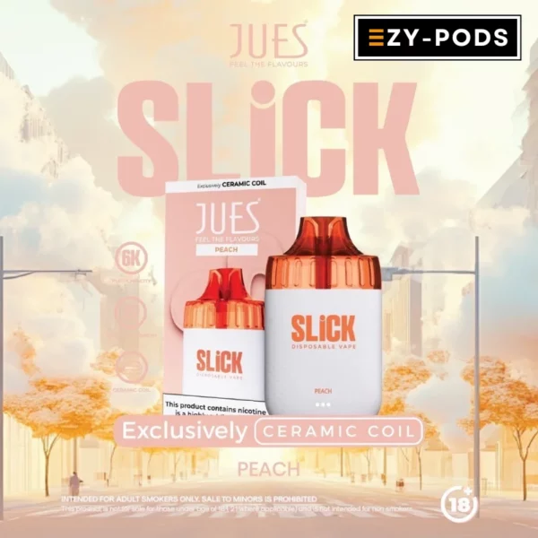 JUES SLiCK 6000 คำ กลิ่น Peach