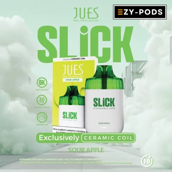 JUES SLiCK 6000 คำ กลิ่น Sour Apple