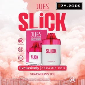 JUES SLiCK 6000 คำ กลิ่น Strawberry Ice