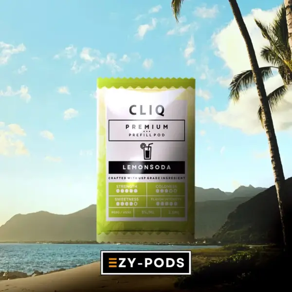 CLIQ หัวพอต 2.5 ml นิค 5% Lemon Soda