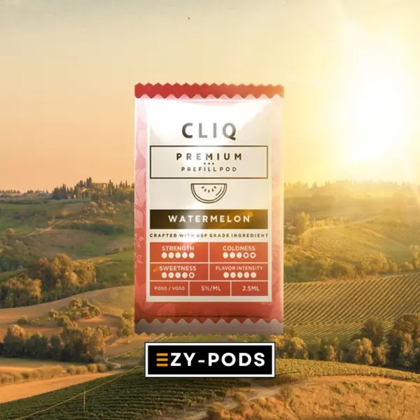 CLIQ หัวพอต 2.5 ml นิค 5% Watermelon